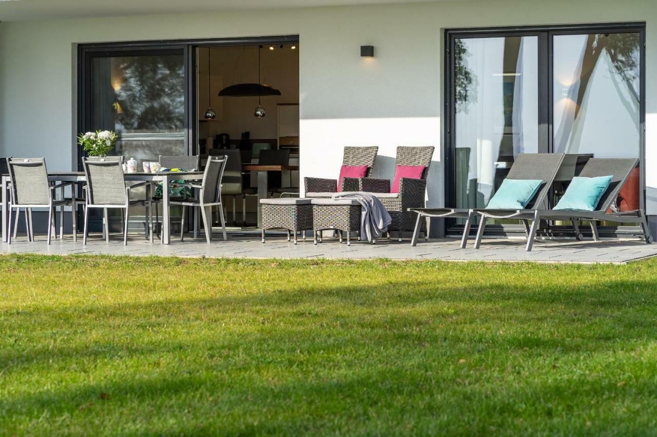 Terrassenwohnung "Haffparadies" - Oase Am Haff Garz  المظهر الخارجي الصورة